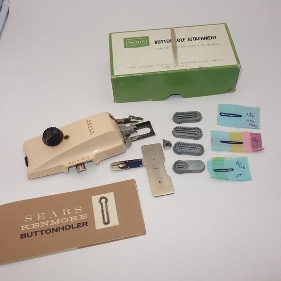 Sears Other - Vintage Antique Sears Automatic Buttonhole Attachment in Box for Sewing Machine